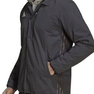 ADIDAS MLS ANTHEM MENS JACKET dark gray Size XL New